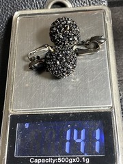 vintage estate earrings Rhinestones