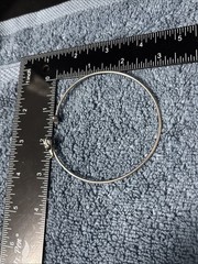 Vintage Sterling Silver Bangle Bracelet Cartoon Creature Laughing 9g 10” READ￼