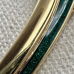 Vintage Bird Brooch Parrot Animal Pin GoldTone Modernist