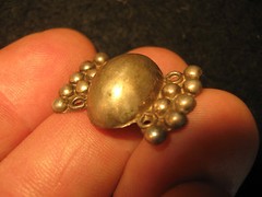 Vintage Old Pawn Mexico Sterling Silver Belt Section, Jewelry Design