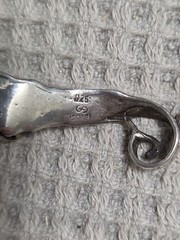 Vintage Israel Sterling Silver & Pearl Choker 925