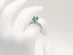 Vintage 1940s $5000 2.30ct Colombian AAA+++ Emerald Diamond Platinum Ring 5g