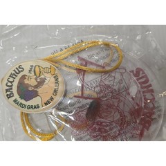 Vintage Bacchus Mardi Gras Necklace New Orleans 1968 New Sealed Souvenir