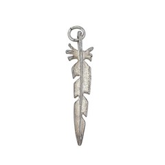 Vintage Sterling Silver 925 Feather Charm