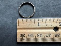 1.56g Vintage Sterling Silver 925 Simple Band Ring Minimalist Stackable Size 9 M