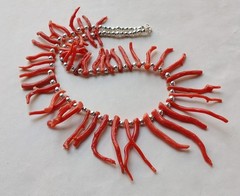 AA+ Quality 100% Natural Italian Red Coral Tube Beads: 16 Strand for Jewelry Mak