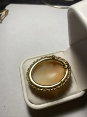 A&Z 1905 Cameo Pendant 1/20 14k Gold Filled (1.5×1”) 10.1 Gr