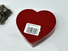 THE BEAR CLUB 24k Gold-Plated Pewter Teddy Bear Pin in Heart Shaped Box 1996