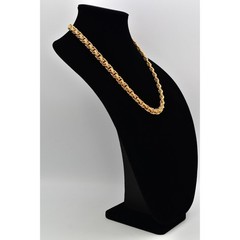 Napier Vintage 24″ Chunky Curb Rope Chain Necklace Gold Heavy Signed 1970s BinBM