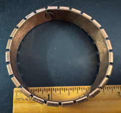 Renoir copper Bracelet bangle – 17mm wide – good – some wear