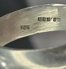 Mens Polished Band Sterling Silver Ring 925 Mexico Size 13