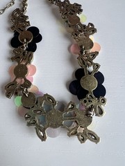 BaubleBar Statement Bib Collar Wildflower Necklace Sequins Jcrew Style H4