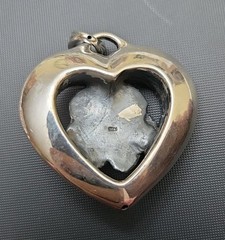Valentine Vintage Retired 925 Sterling Silver 3D Rose Flower Women Pendant Large