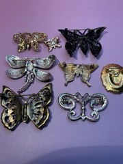 CLEARANCE 65+ Luxury Lot of Vintage and Used Brooches/pendants several Signed