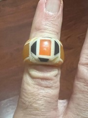 VINTAGE CELLULOID RING SIZE 7.5