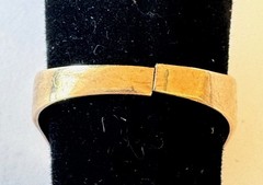 Vtg 10K Gold Intaglio Hematite Onyx Warrior Signet Ring Sz 7.25 6 Grams 1 Owner