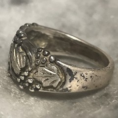 Vintage Wheeler Sterling Silver Grapevine Band Ring Size 6