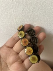 7-8 Inch Dry Flowers Rasin Stretchable Bracelet