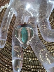 #8 Turquoise Sterling Marquise Shape Ring Size 8