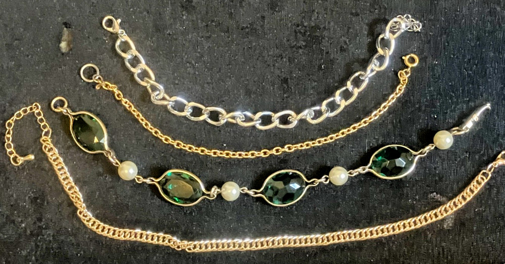 Lot of 4 Mixed Color Vintage to Now Bracelets