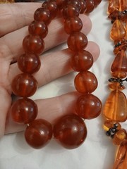 Amber Jewelry Lot Reconstituted & Baltic Amber Mixed Lot READ Descrip