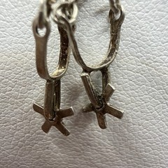 Vintage Sterling Silver 3D Moveable Articulated Western Rider Spur Charm