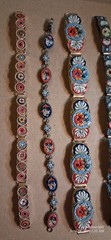 VTG/Antique 5 Micromosaic Italian Bracelets Tesserae Millefiori Glass Inlay