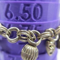 Vintage Charm Bracelet Mask Bell Heart Pitcher Key Silver Tone