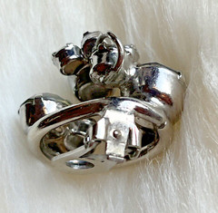 Vintage Juliana Black Gray Clear Rhinestone Cluster 5-Link Bracelet & Earrings