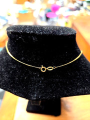 Vintage 14k Solid Yellow Gold Diamond HEART Shaped Pendant/Necklace 1.8 Grams