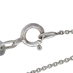 Vintage Sterling Silver 925 Rose Gold Geometric Pendant Necklace Size 16″-18″