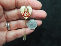 Vintage RARE FIND 1970’s-80’s SACRED HEART OF JESUS Stick Pin