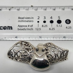 Armor Ring Artisinal Renaissance Medieval Viking Goth Gothic Punk Size 8