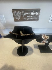 3 Piece MCM Enamel Over Copper Vintage Jewelry Match Necklace Earrings Bracelet