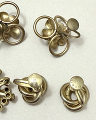 VTG Jewelry Lot MCM Fashion Mixed Brooch Necklace Earrings 1960’s 1970’s 1950’s