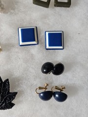 Vintage Earring Lot of 24 pairs. signed Coro