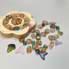 100g Handmade Glass Beads for Jewelry Making – 200 Mixed Styles Assortment