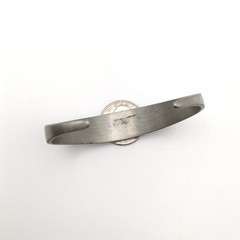 Vintage Silver Tone Celtic Triskle & Knots Cuff Bracelet 6” 22.9g #26