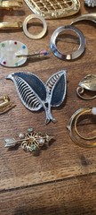 Lot Of 20 Costume Brooch Pin Rhinestone Jewelry Some Vintage