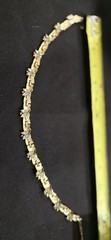 Trifari Rhinestone Necklace Goldtone