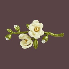 luxurious Vintage Plant Flower Brooches Elegant Woman Party Wedding Clothes