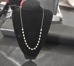 Gold CZ Tennis Necklace