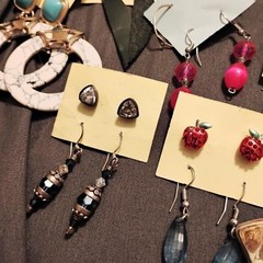 Boho Vintage Y2K Statement Earrings Hoop Stud Lot Jewelry Bundle