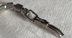 Vintage Stunning WEISS Bracelet Blue Aurora Borealis Rhinestone Mid Century #J6