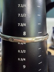 Mexico 925 Sterling Silver Fish Star Stamped Bangle Bracelet 8.25″ 16.77g