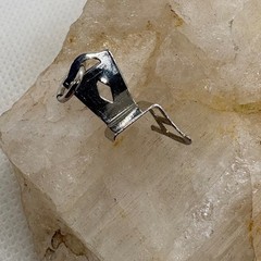 Vintage Sterling Silver Rocking Chair Charm Miniature 3D Furniture Pendant 0.66g