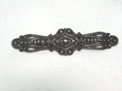 …Vintage/Antique Silver Tone Etruscan Style Brooch…