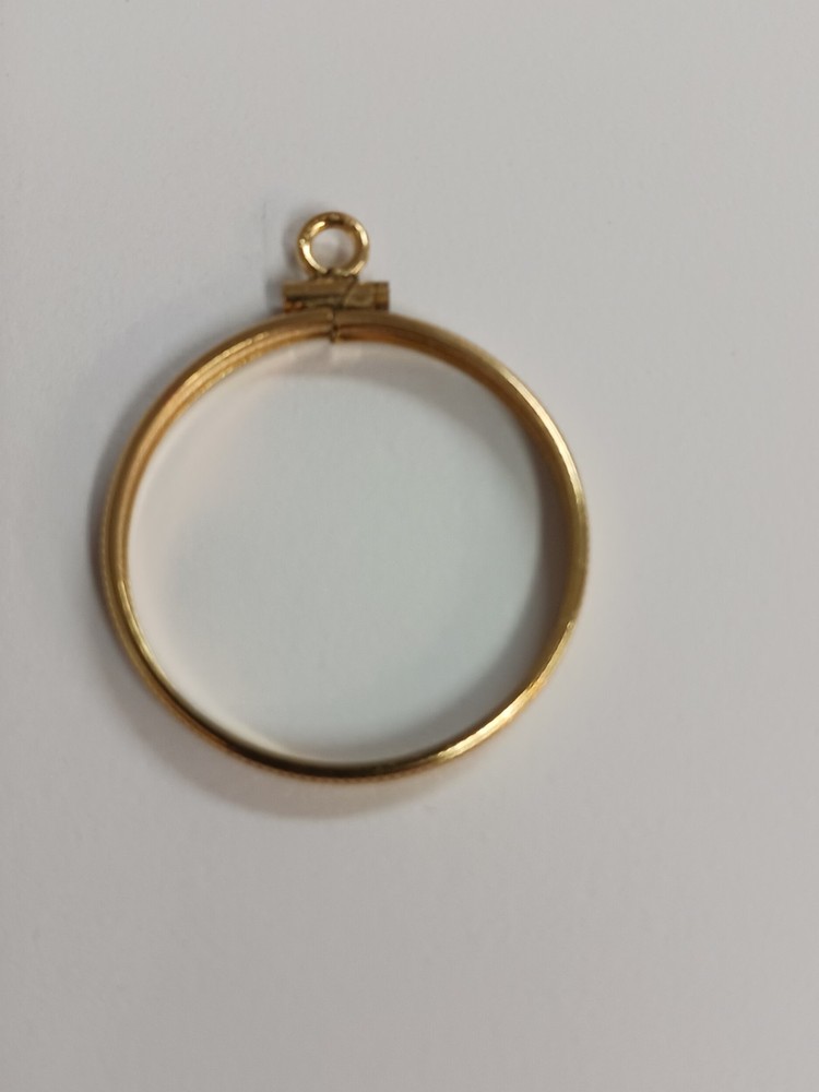 14K Gold Filled Bezel coin edge for Susan B. Anthony or Sacagawea
