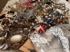 Bulk Mixed Jewelry Lot – Wearable, Craft, Resell, Junk – Vintage to Modern