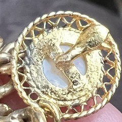 Custom Vintage Gold Filled Pocket Watch Chain & Mesh Bracelet w Charms & Regalia